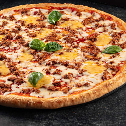 pizza boeuf cheddar